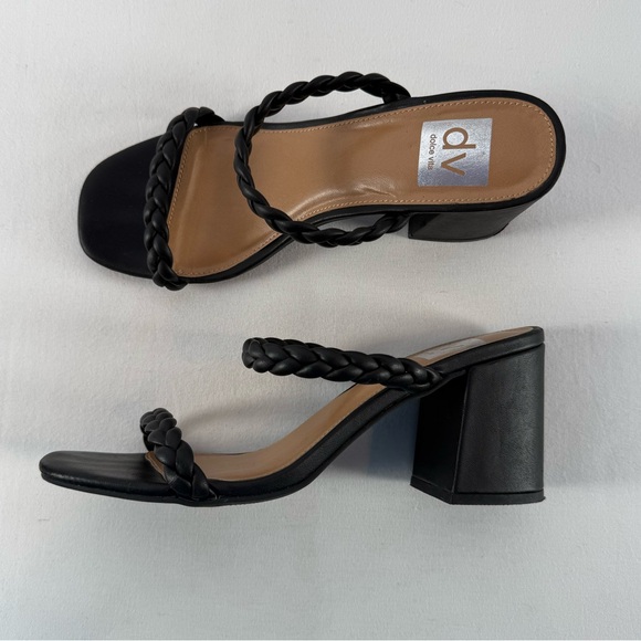 Dolce Vita Shoes - Dolve Vita Braided Block Heel Sandal in Black Size 8‎